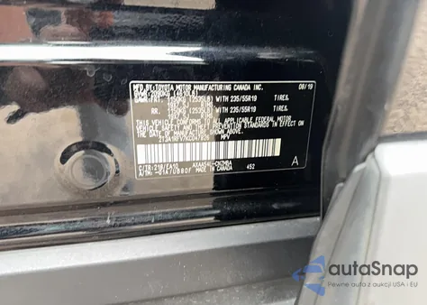 2019 Toyota Rav4 Xle Premium из США, поврежденный, VIN 2T3A1RFV7KC047826